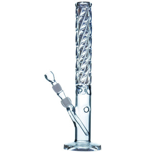 Glasbong Zylinder mit Spirale
