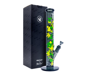 BLACK LEAF® x FIRE-FLOW™ Cylinder Bong „THC MOLECULE“