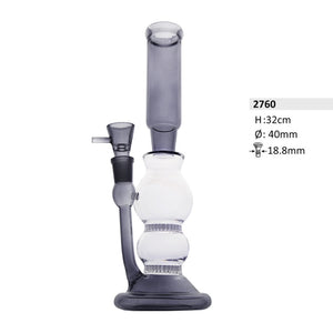 Glasbong mit Perkolator