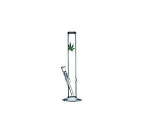 Glas-Bong Zylinder Hangover "Leaf Design"