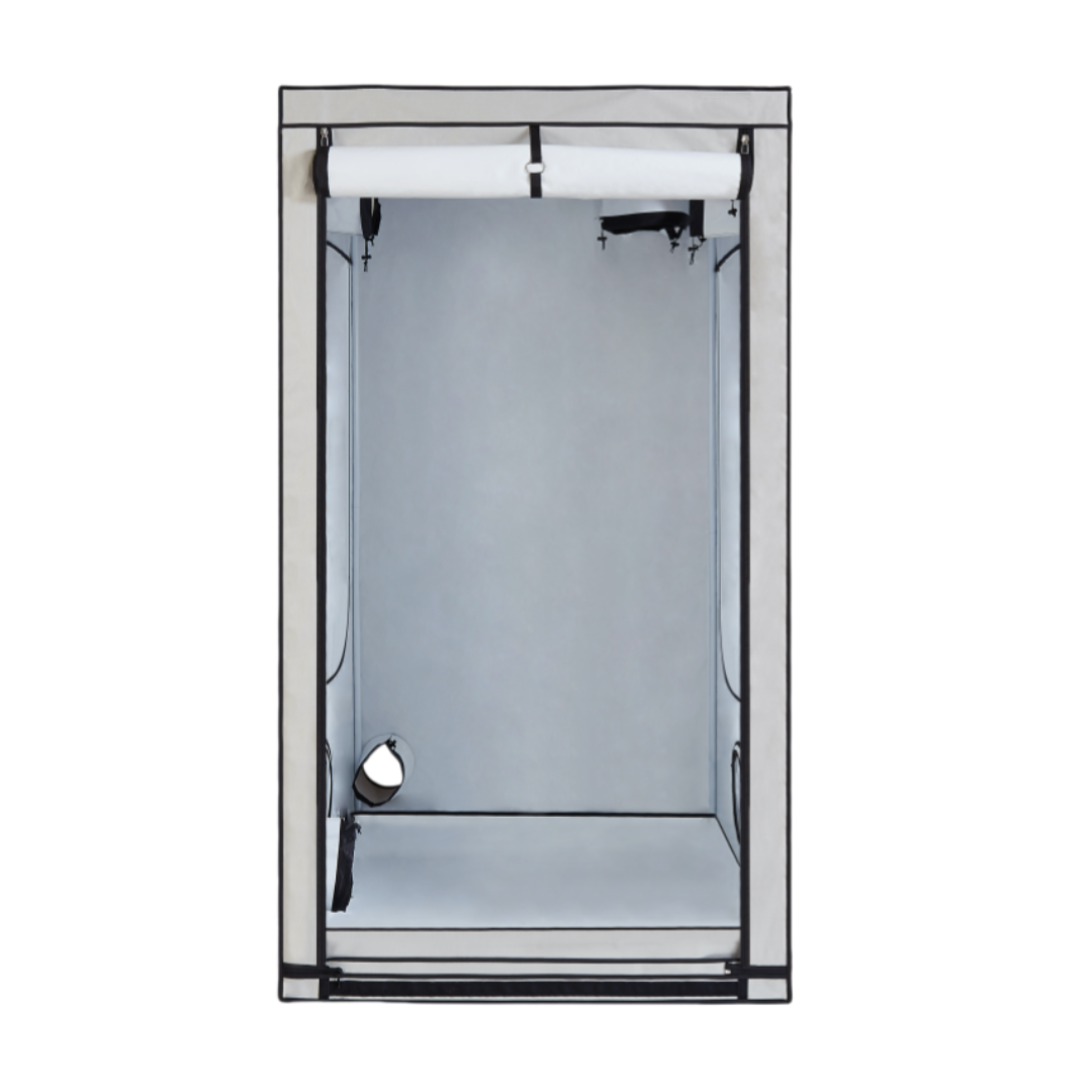 grow zelt weiß Growzelt weiß M 100x100x200 cm